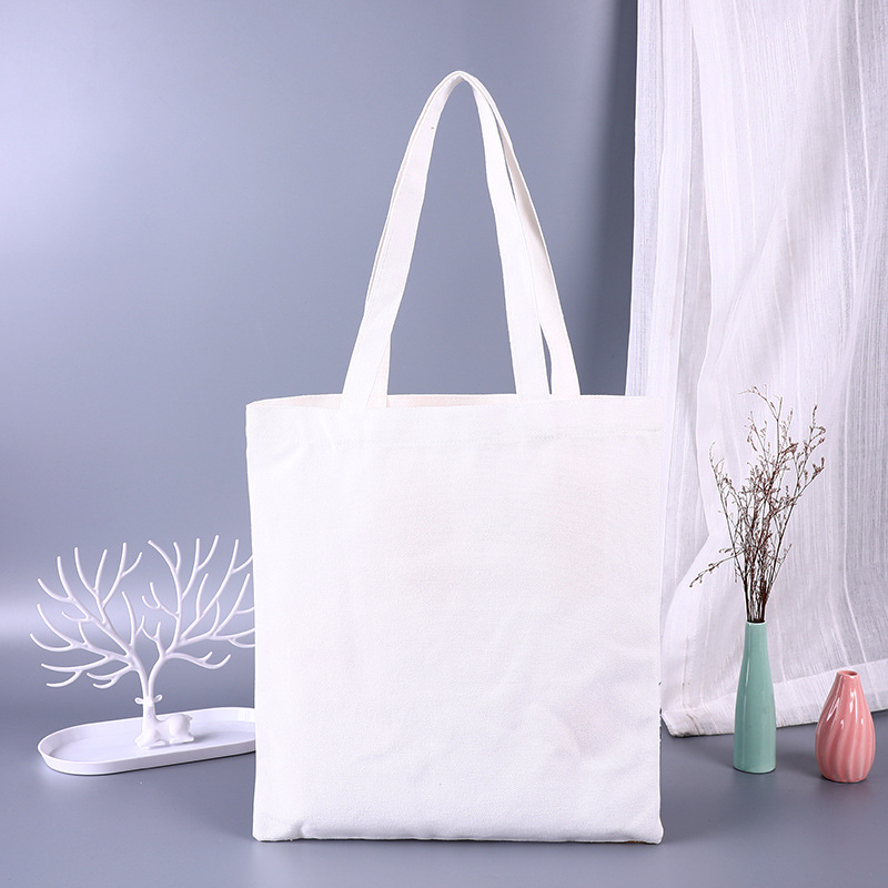 供应帆布手提袋拉链帆布包定做拉绳白色帆布手提布袋来样定制