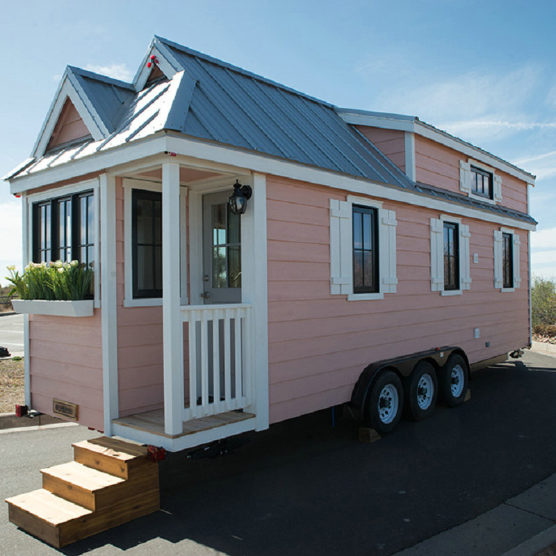 特价定制户外碳化防腐木移动结构房车小木屋旅游木制牵引式宿营车