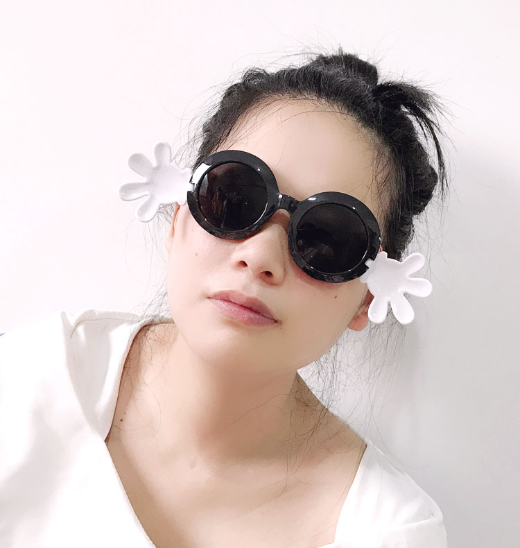 生日拍照搞怪眼镜可爱毕业照太阳镜网红自拍搞笑沙雕墨镜海边沙滩