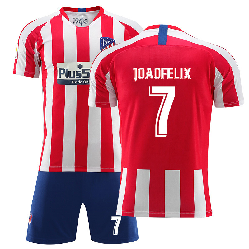 马德里竞技球衣短袖球员版科斯塔9号托雷斯7号格里兹曼球衣主场客