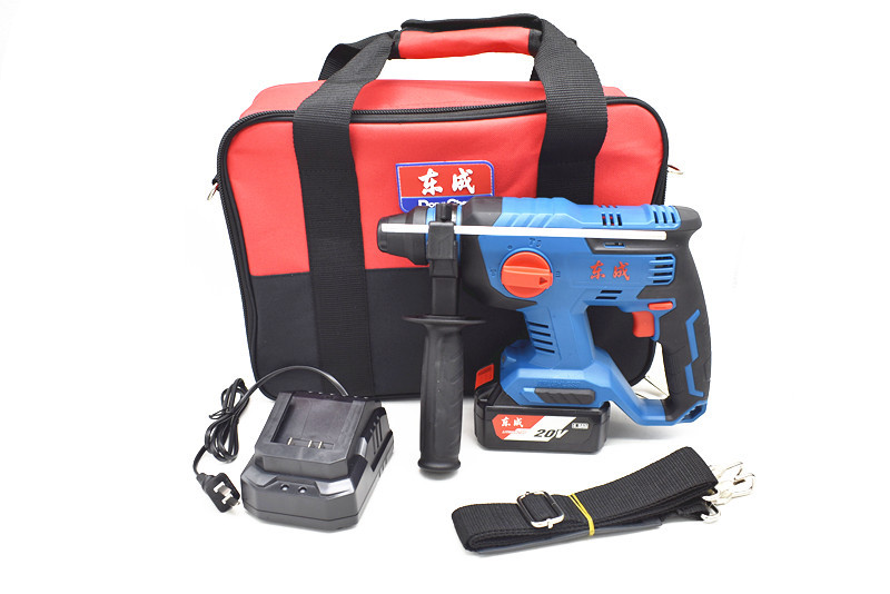 东成18v无刷充电电锤dczc22锂电电锤冲击钻电钻电镐三用东城电捶