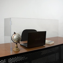 新设计透明亚克力分离器 柜台喷嚏护卫透明分隔器 办公桌和房间