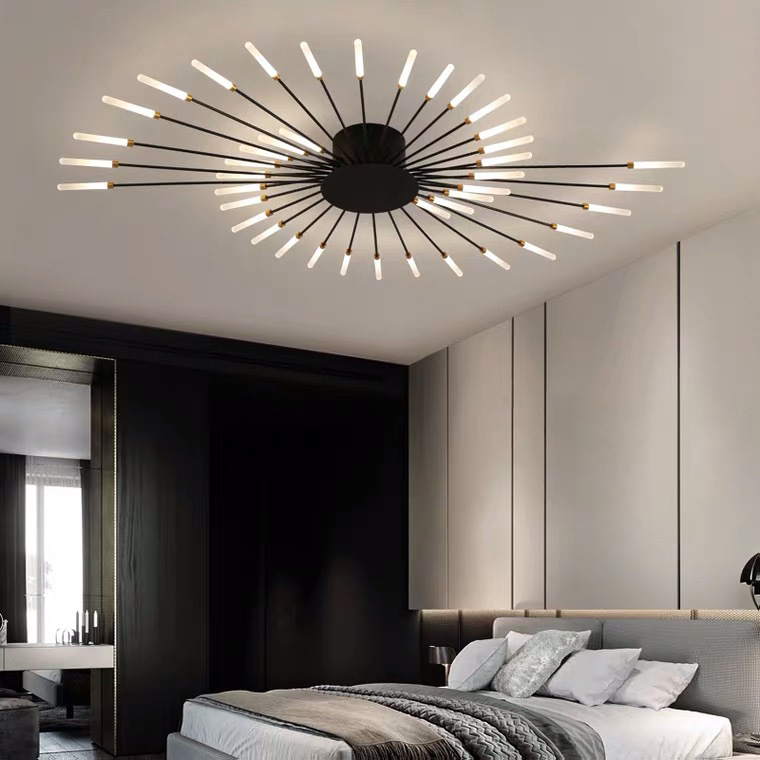 Nordic Style Lighting Ceiling Lamp Modern Minimalist Creative Personality Living Room Bedroom Study Home Starry Art Lamps