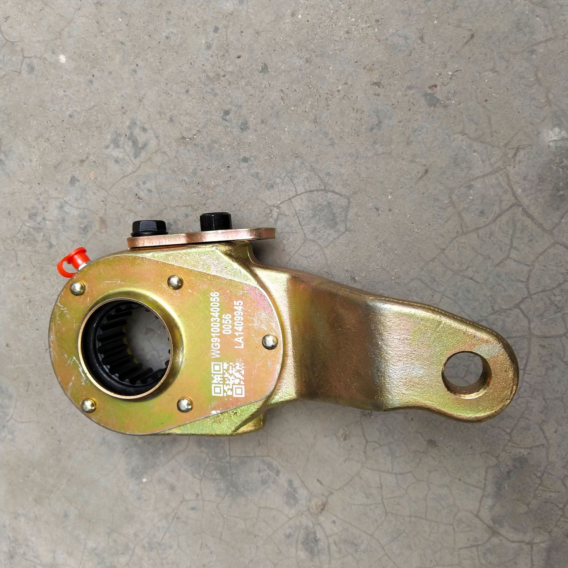 供应重汽豪沃 陕汽德龙配件 豪沃刹车调整臂 wg9100340056-阿里巴巴