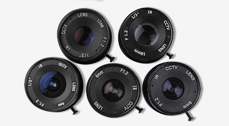4mm 6mm 8mm 12mm 16mm金属固定大镜头/ir/cs镜头/监控摄像机