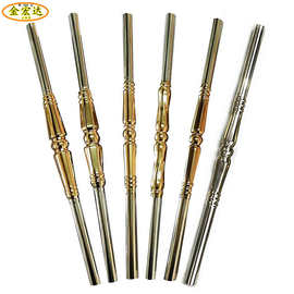 批发 不锈钢水涨柱25葫芦八角楼梯立柱护栏楼梯扶手装饰配件