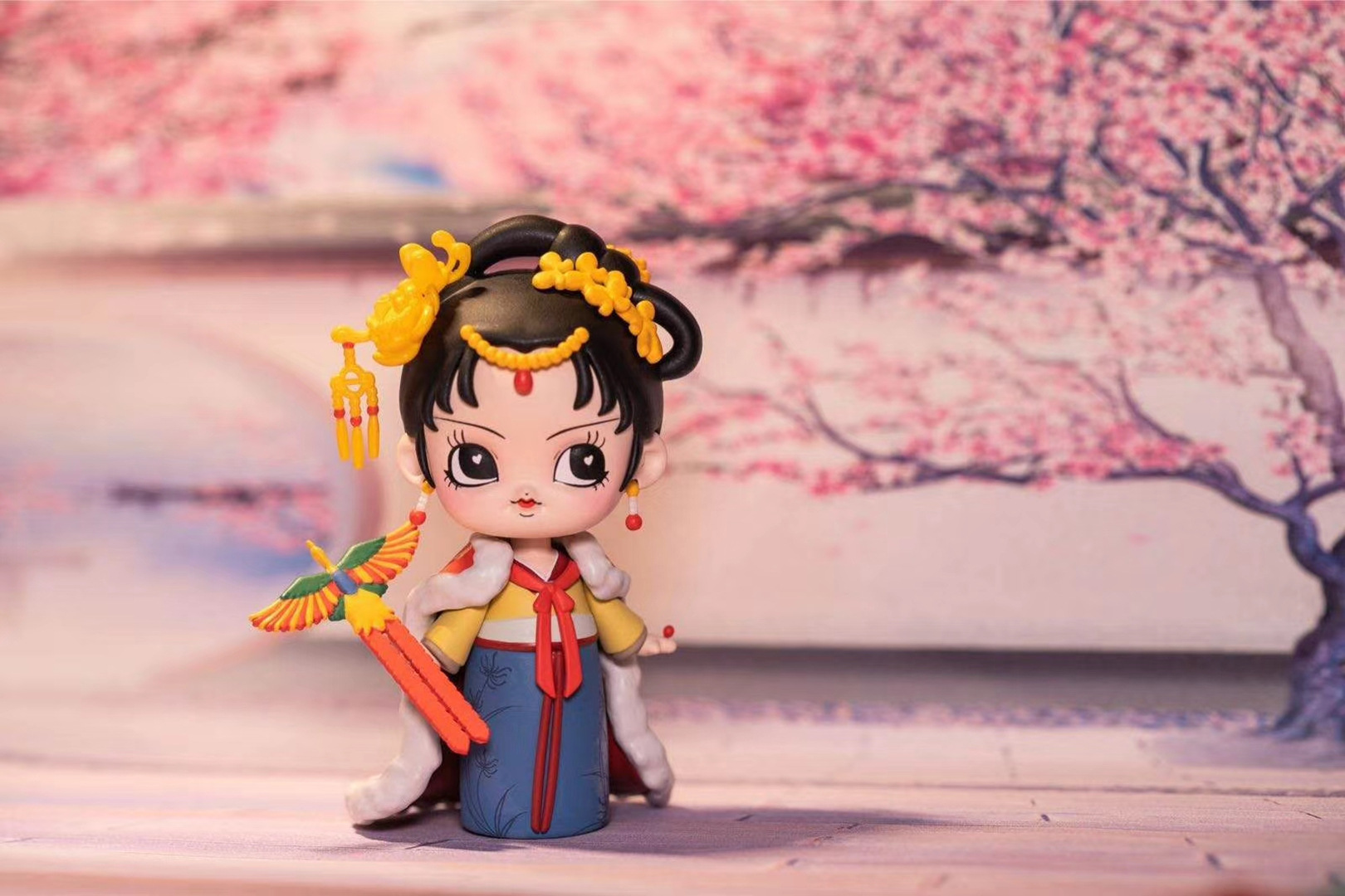 正版红楼梦十二金钗国潮盲盒中国风惊喜手办娃娃摆件礼物玩具