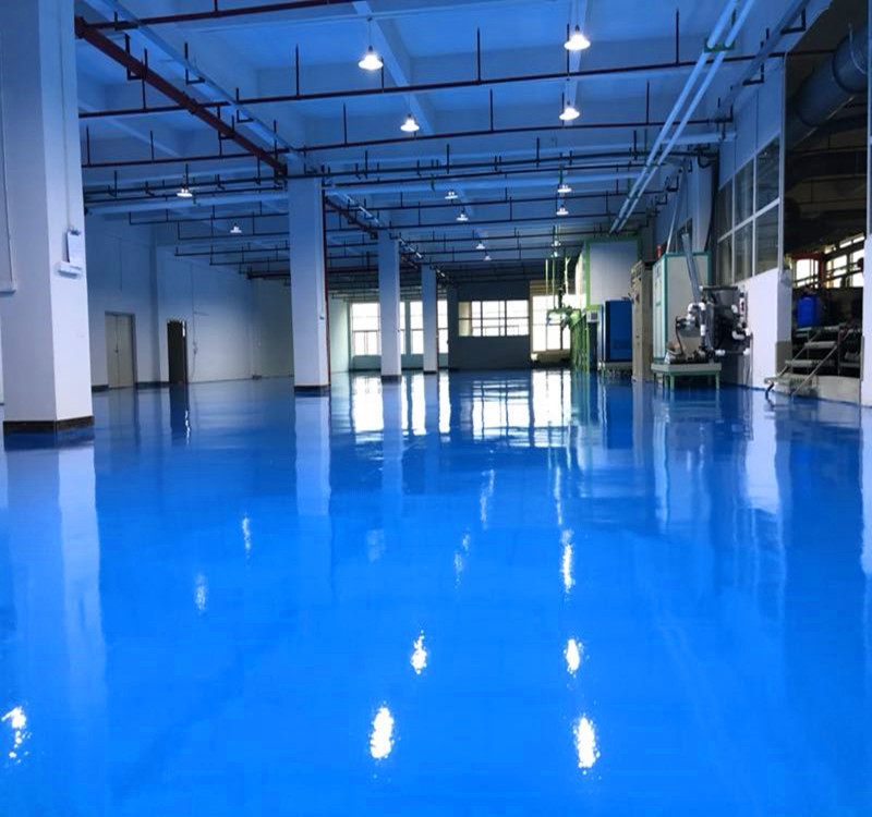 环氧树脂地坪漆工厂车间水泥地面环氧自流平地坪漆施工