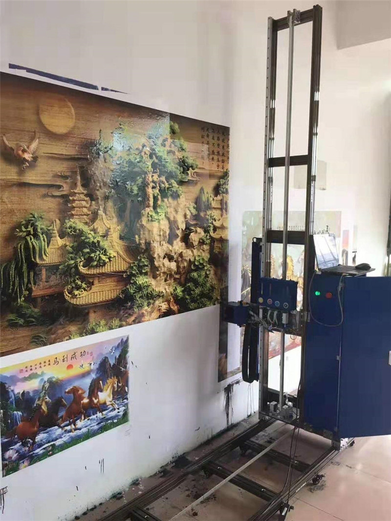 户外户内墙面喷绘机立式3d5d背景墙彩色喷绘机墙面墙体彩绘打印机