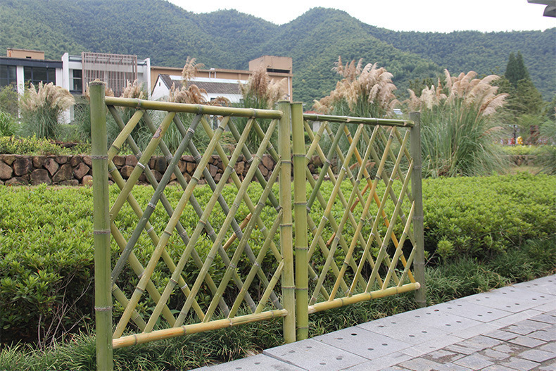 安吉工厂户外竹篱笆栅栏庭院隔段围墙民宿别墅园林景区围栏批发