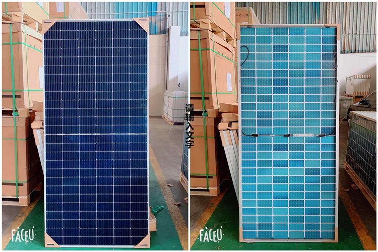 家用船用双面双玻晶科b级单晶太阳能发电组件光伏板jinko