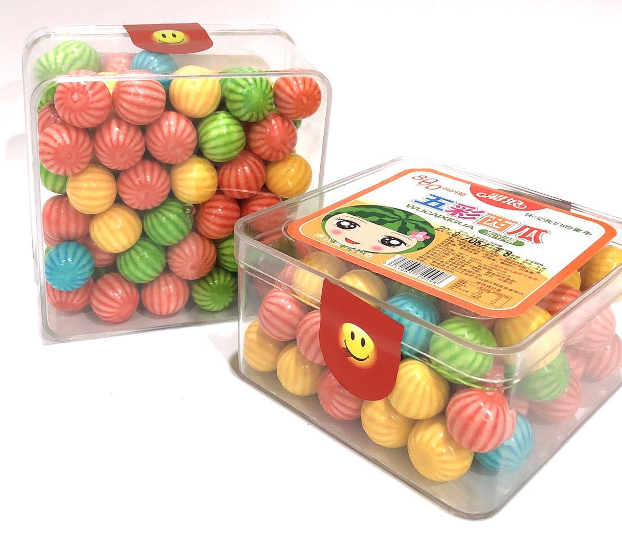 240g彩浪五彩西瓜泡泡糖8090的回忆怀念我们的童年网红零食批发