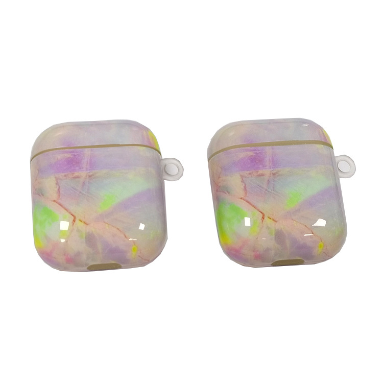 适用airpods pro耳机壳厂家定制电镀大理石纹2代imd耳机软壳来图