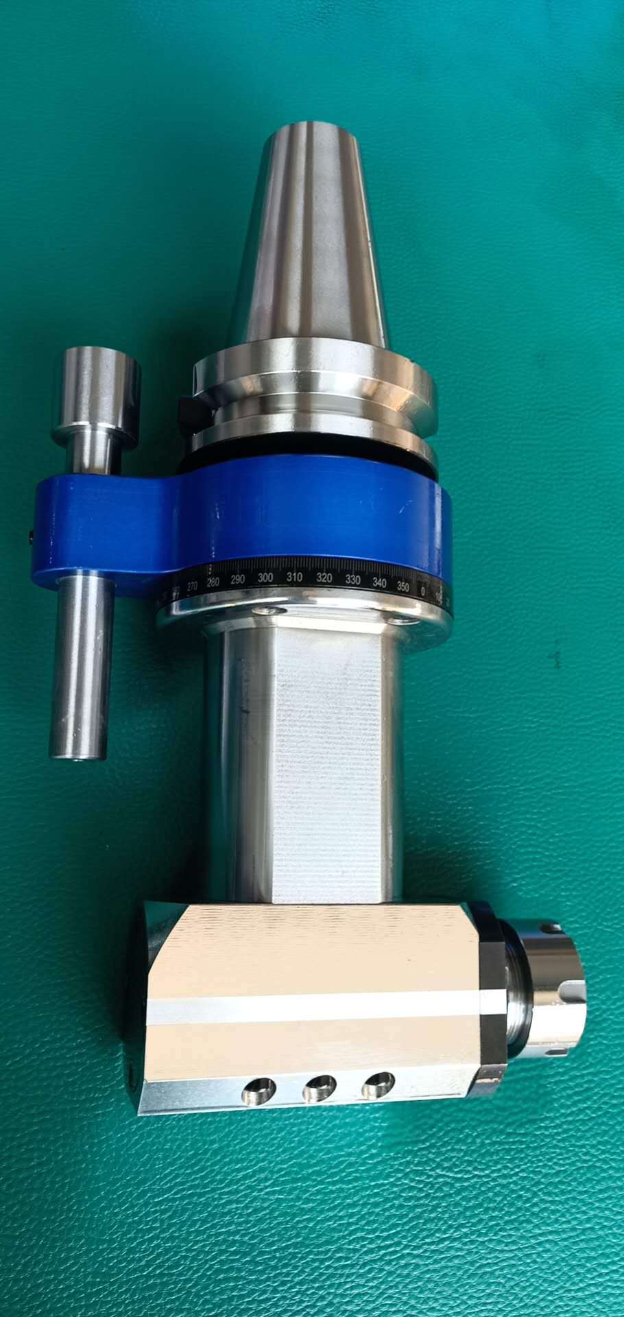 台湾加长型角度头侧铣头高精度bt50/bt40-er20-200l角度头铣头