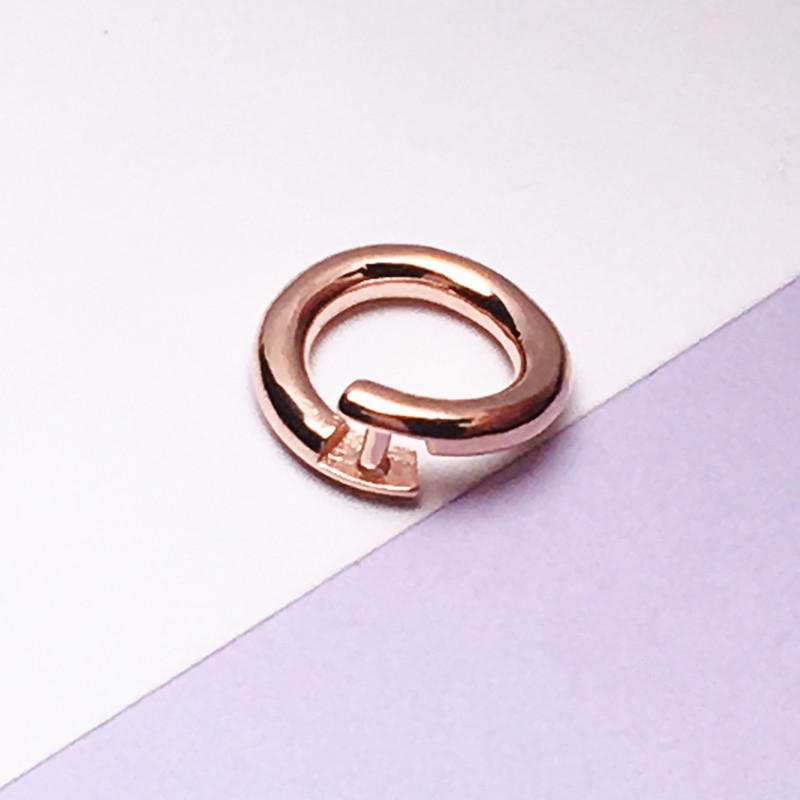 手链链接扣s925纯银活卡扣银圈圆圈开口扣吊坠挂件扣手链项链活扣