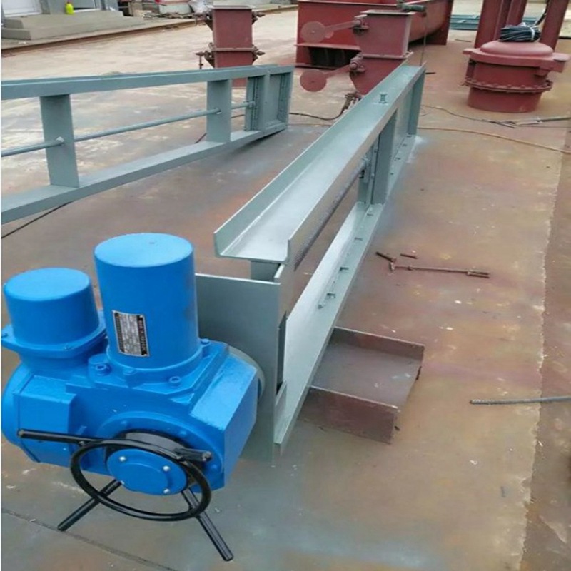 厂家供应电动插板阀带防爆操作灵活气动手动卸料水闸排污圆形方形