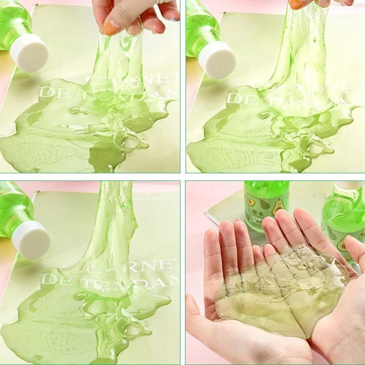 Creative Transparent Fake Water Non-Stick Hand Drink Bottled Fake Water Sand Skin Glue Slim Plasticine DIY