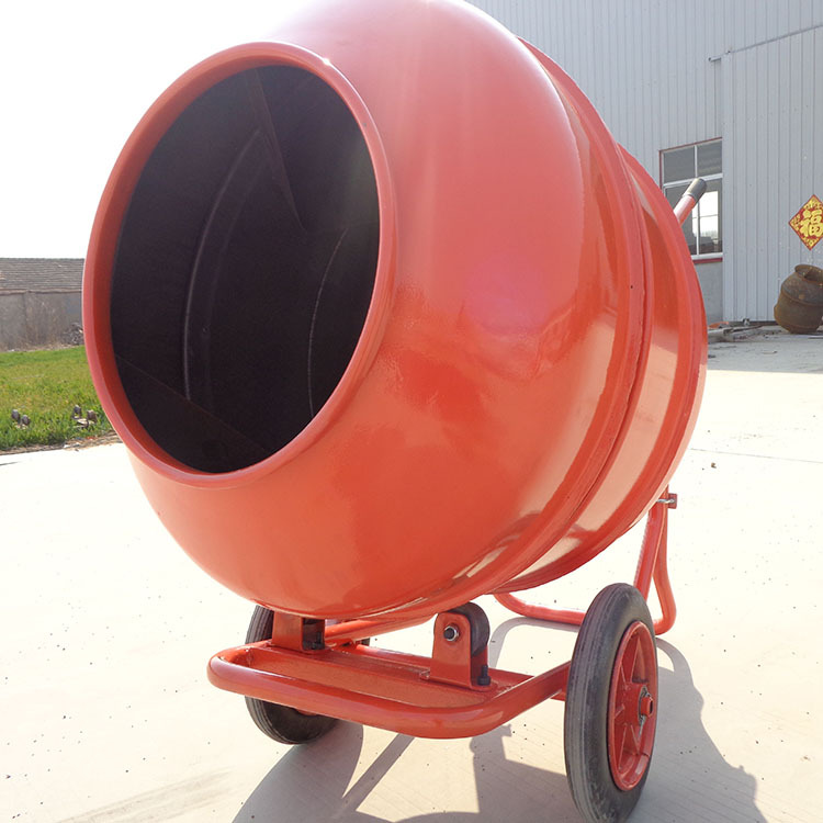 手推式电动搅拌机小型滚筒式拌灰机砂浆400型搅拌机