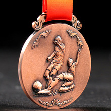 批发金银铜比赛奖牌定做 马拉松运动会金属纪念挂牌奖章定制