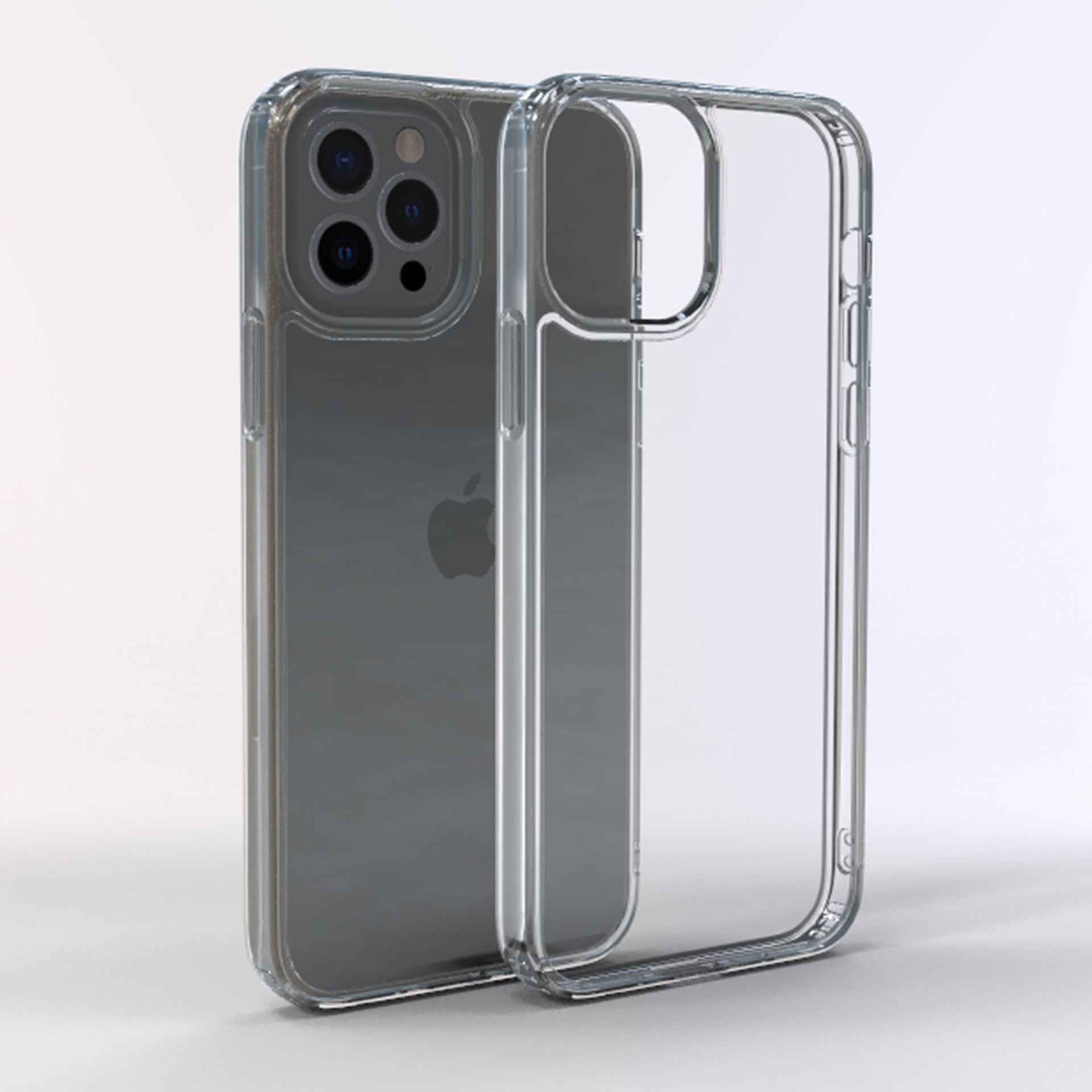 t适用iphone12promax手机壳 套啤钢化玻璃苹果12高透明手机套