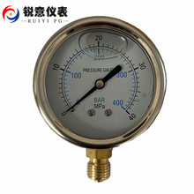 润滑泵配件0-40MPA 压力表 400BAR SHH压力表 高压压力表 液压表