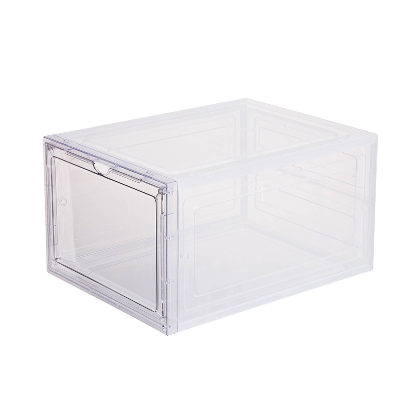 Assembled Sneakers Storage Box Transparent Basketball Shoes Shoe Box Collection Display Shoe Cabinet Sneakers Flip Men and Women Shoe Box 8349