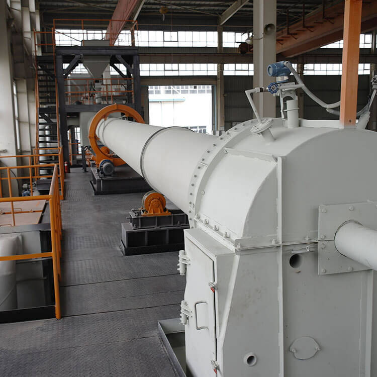 河北秦皇岛回转窑结圈时产50吨烧结回转窑