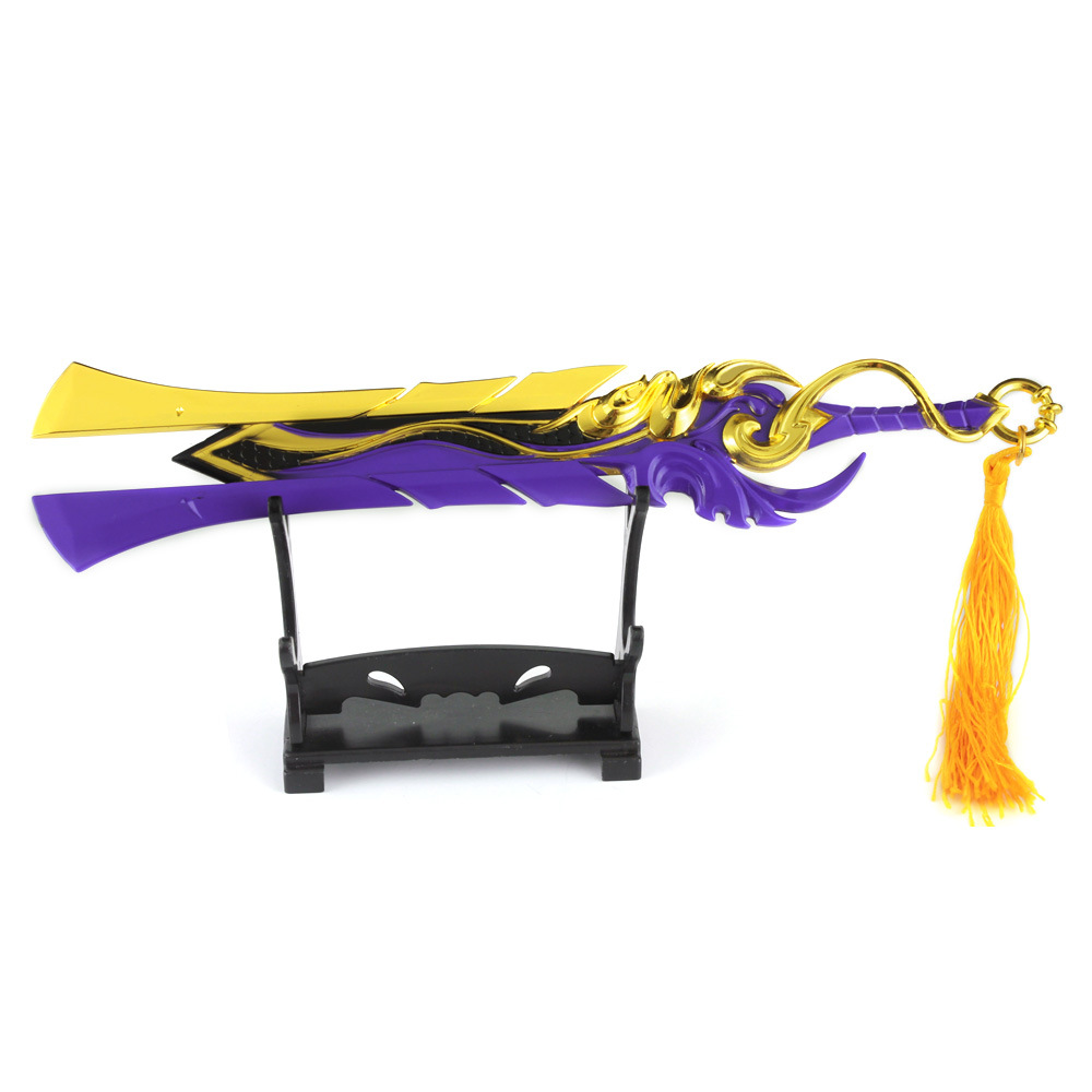 王者农药游戏周边李信一念神魔武器模型全金属工艺品玩具