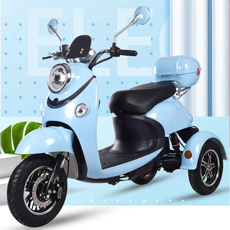 小龟三轮车电动摩托车60v电瓶车助力车老人小型电摩电瓶车可上牌