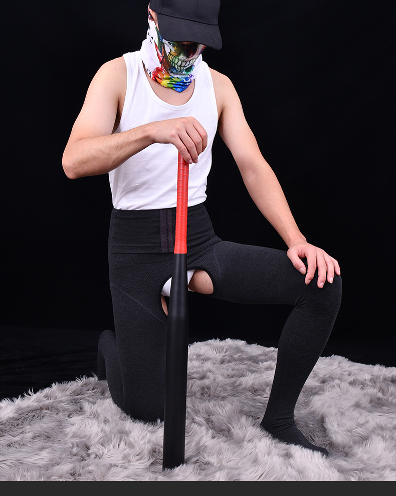 卿荷秋冬打底裤排扣束腰男性感开档高腰收腹大码加绒加厚女连裤袜