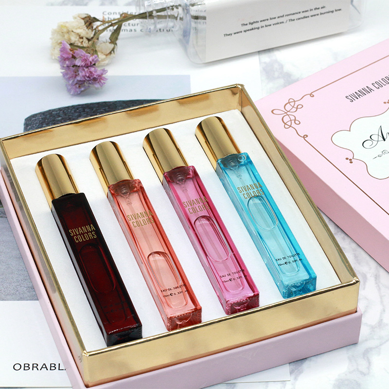 【可配中标】泰国思薇娜香水天使之吻套盒反转巴黎花香淡香4支/盒