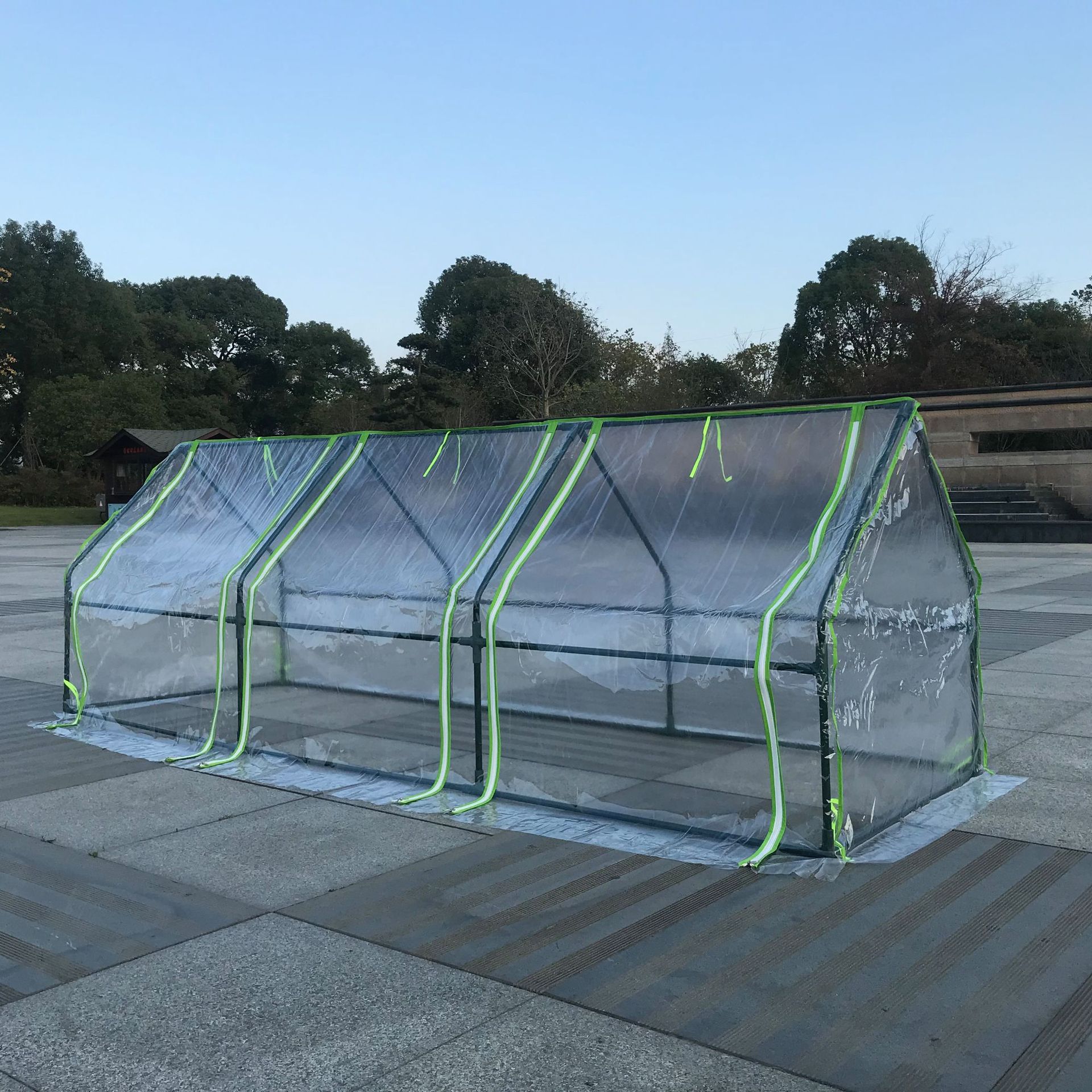 隧道式 绿植多肉小暖房花房保温棚园艺防雨大棚阳光房270*90*90cm