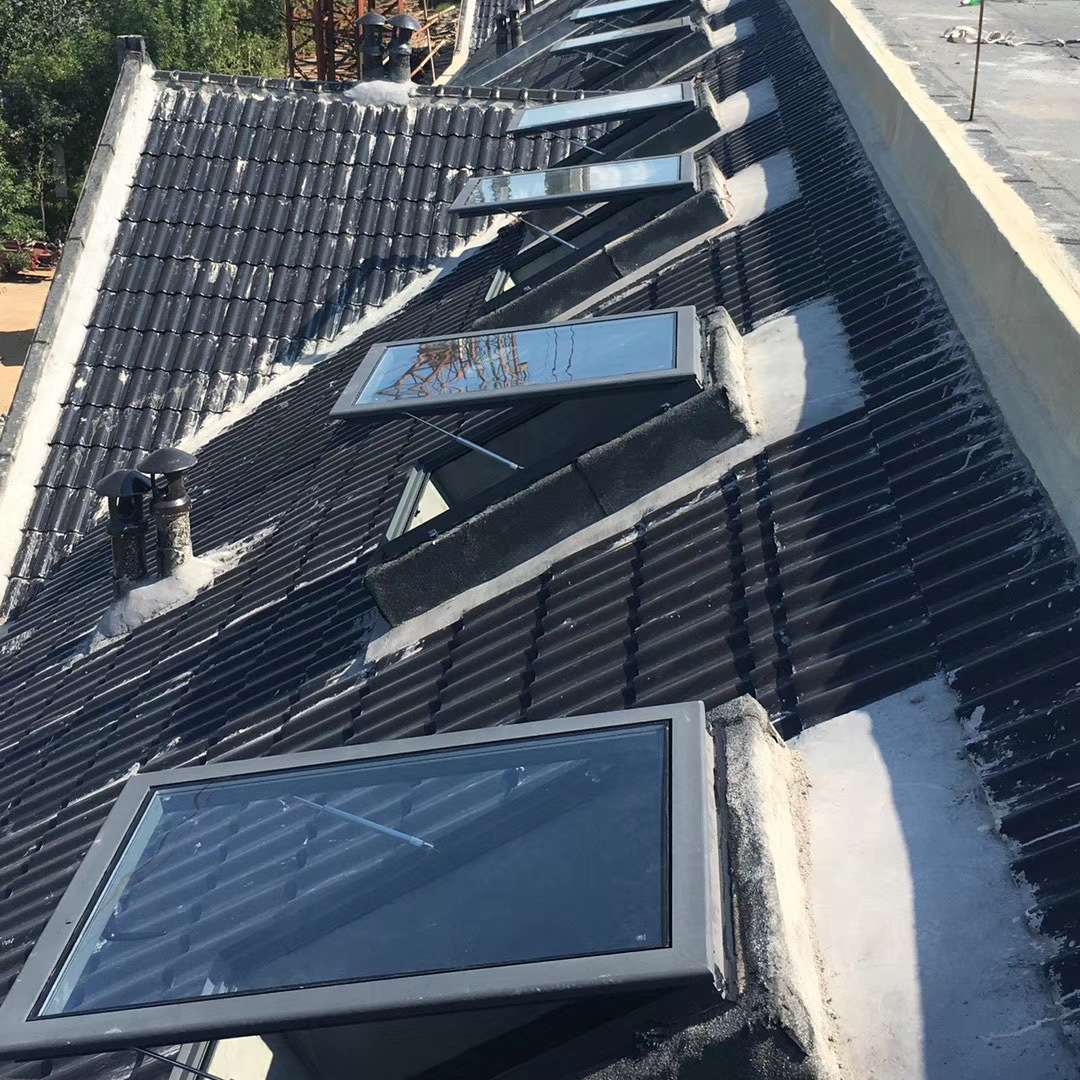 电动铝合金天窗推拉平推悬窗电动感应窗户定制各种形状铝合金窗户