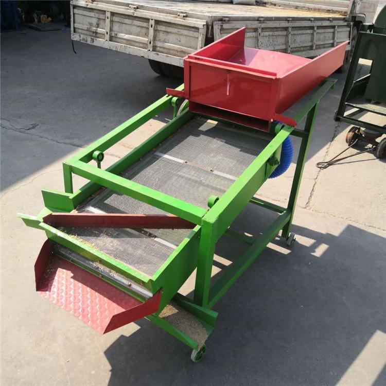 小型农用风选机 大豆水稻除杂筛选机 新型移动水稻筛选机