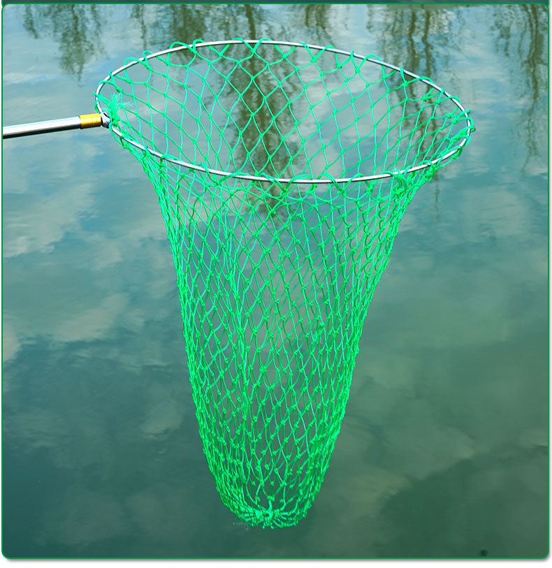 纯手工编织抄网头30.36股大物抄网头抄网鱼网兜鱼护渔护渔具