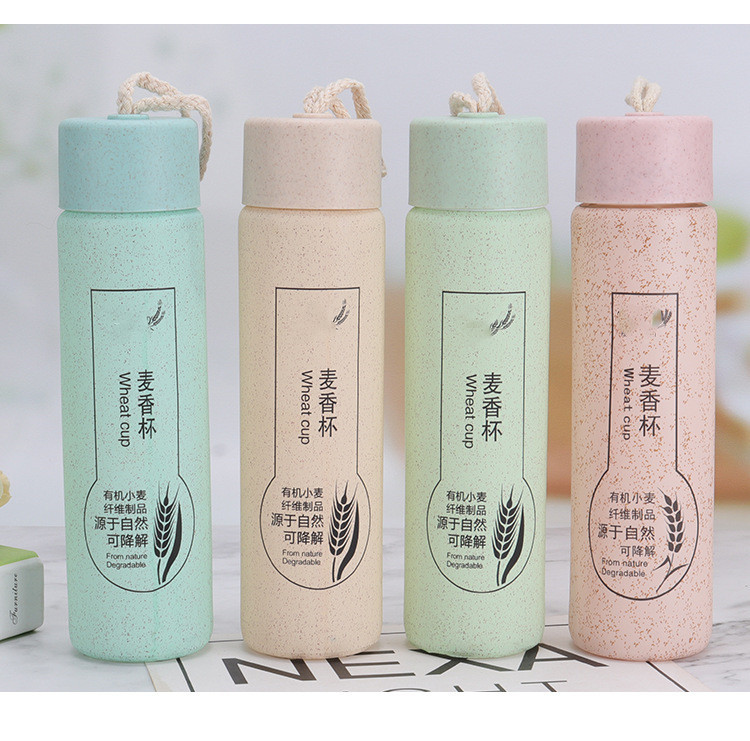 【慕华】创意学生水杯麦香杯双层玻璃杯麦香杯礼品水杯定制印logo