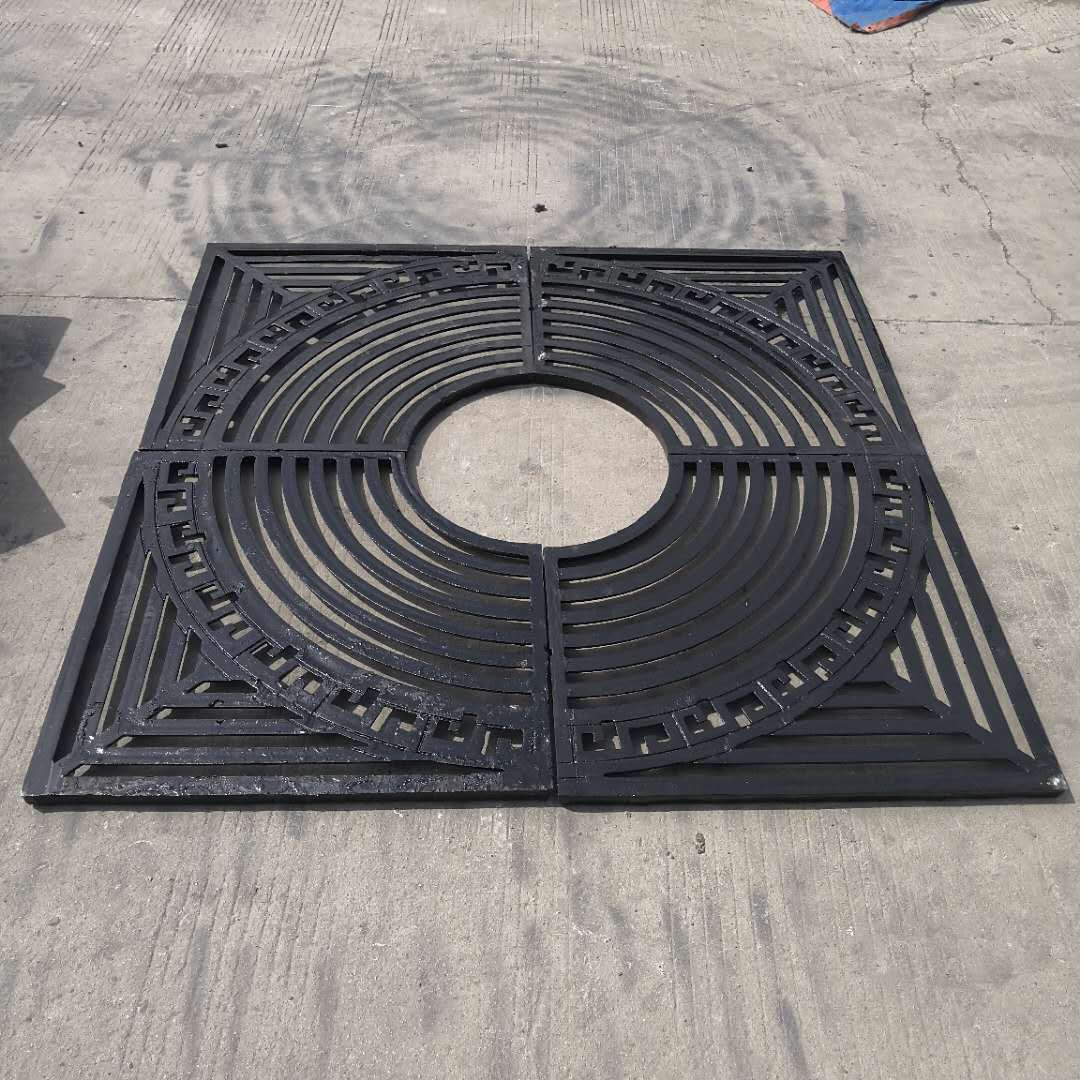 铸铁树围子供应铸铁护树板 球墨铸铁树篦子1200*1200