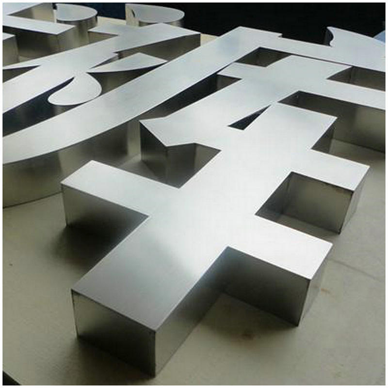 铁皮字镀锌板立体烤漆字 不锈钢精工字墙纸广告牌定做