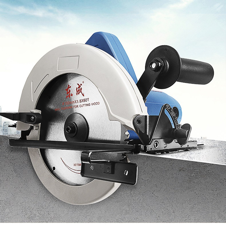东成电动工具电圆锯木工用圆盘锯切割机7寸9寸圆盘锯185/235电锯