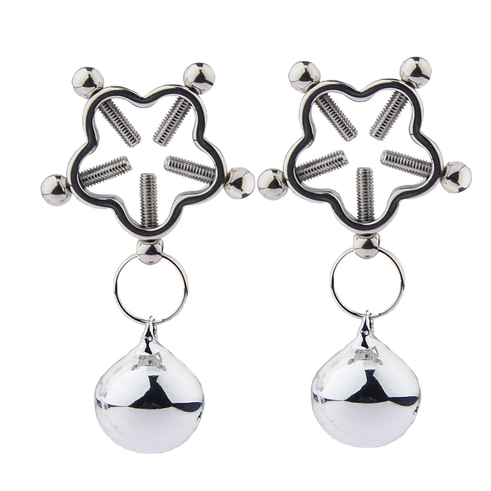 情趣用品sm乳夹金属性玩具男女夫妻学生梅花桃花304不锈钢乳夹