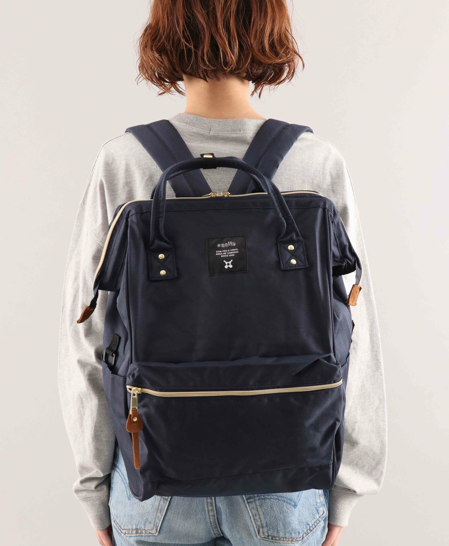 日本乐天双肩包离家出走包潮男士男包书包电脑户外旅行背包特大号