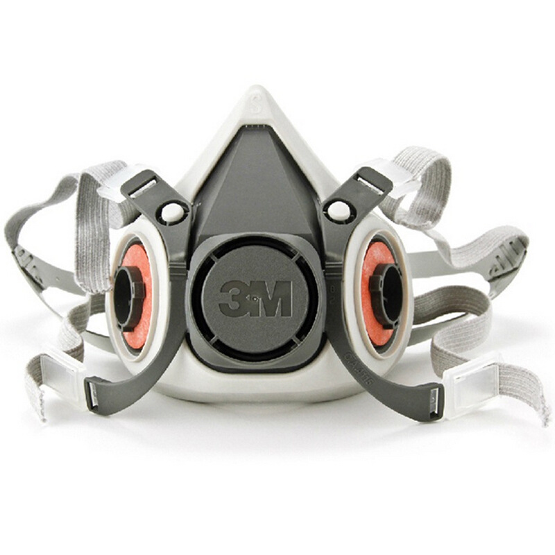 3m6200防毒面具套装620p 家用应急 喷漆防护 农药喷撒 雾霾防护等
