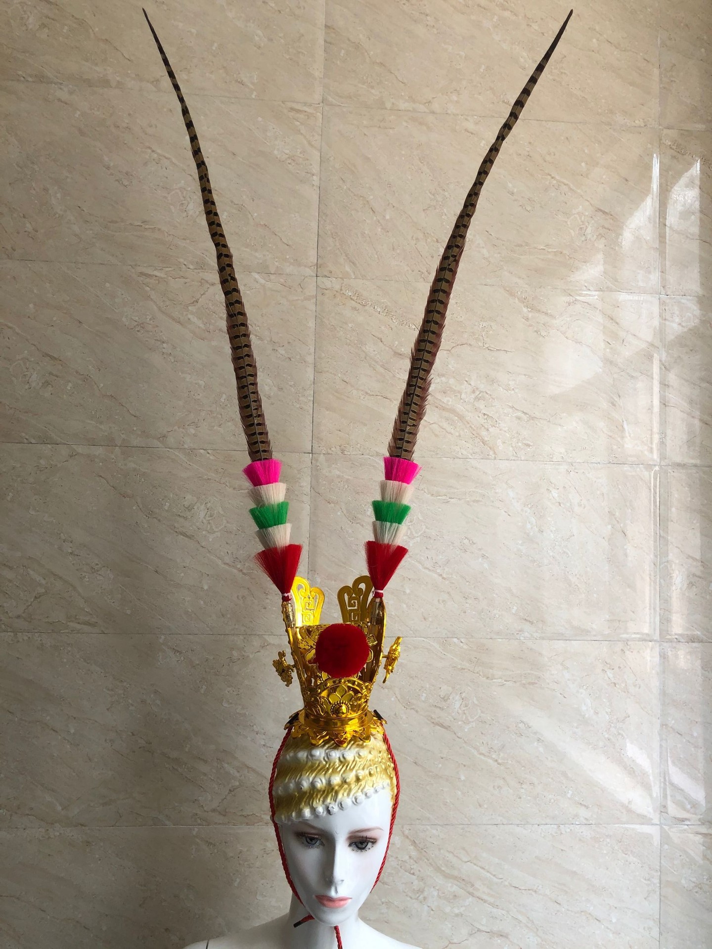 戏曲头饰 六一儿童节 孙悟空美猴王 美团兔耳朵 外卖小哥 紫金冠