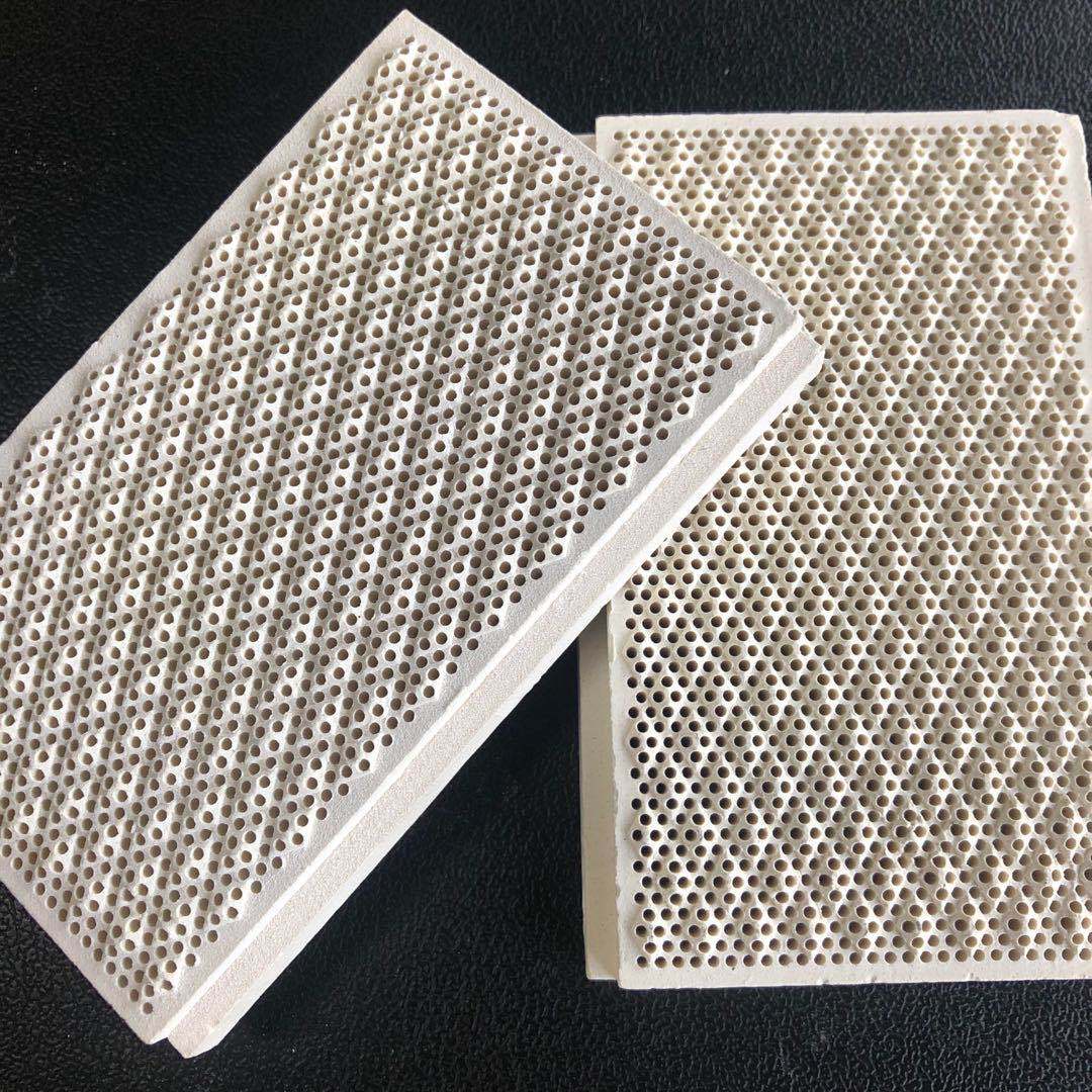 蜂窝陶瓷板堇青石台阶款圆形方形天然气燃烧板黑色