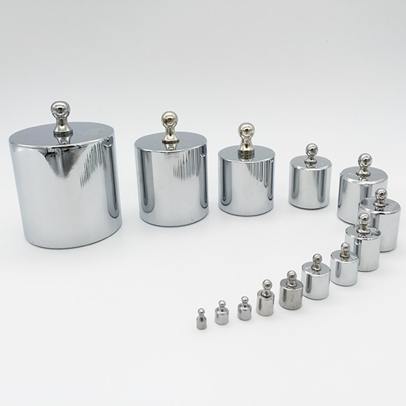 现货批发钢制镀铬砝码1g-20kg天平校准砝码电子秤校正砣套装定制