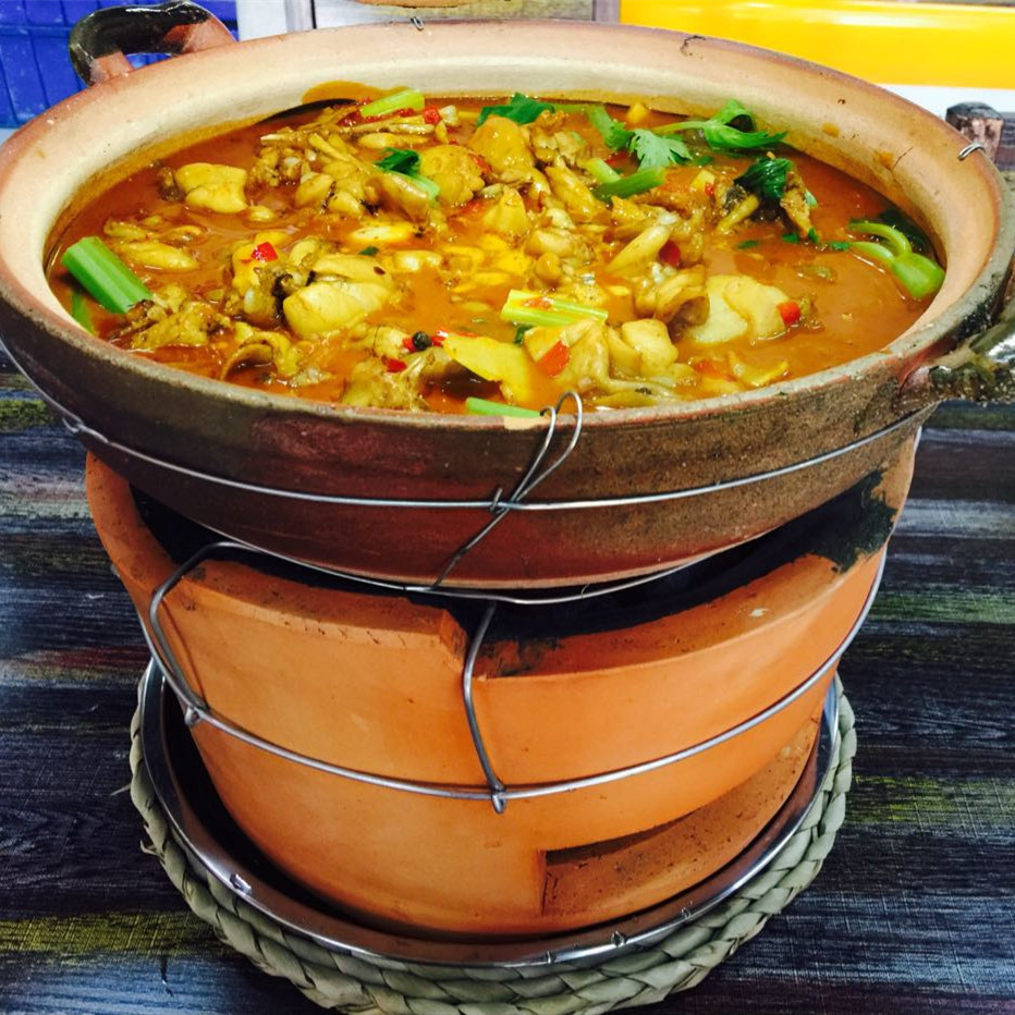 木炭火锅小泥炉港式打边炉炭炉陶土家用老式土灶涮烧碳炉砂锅泥炉