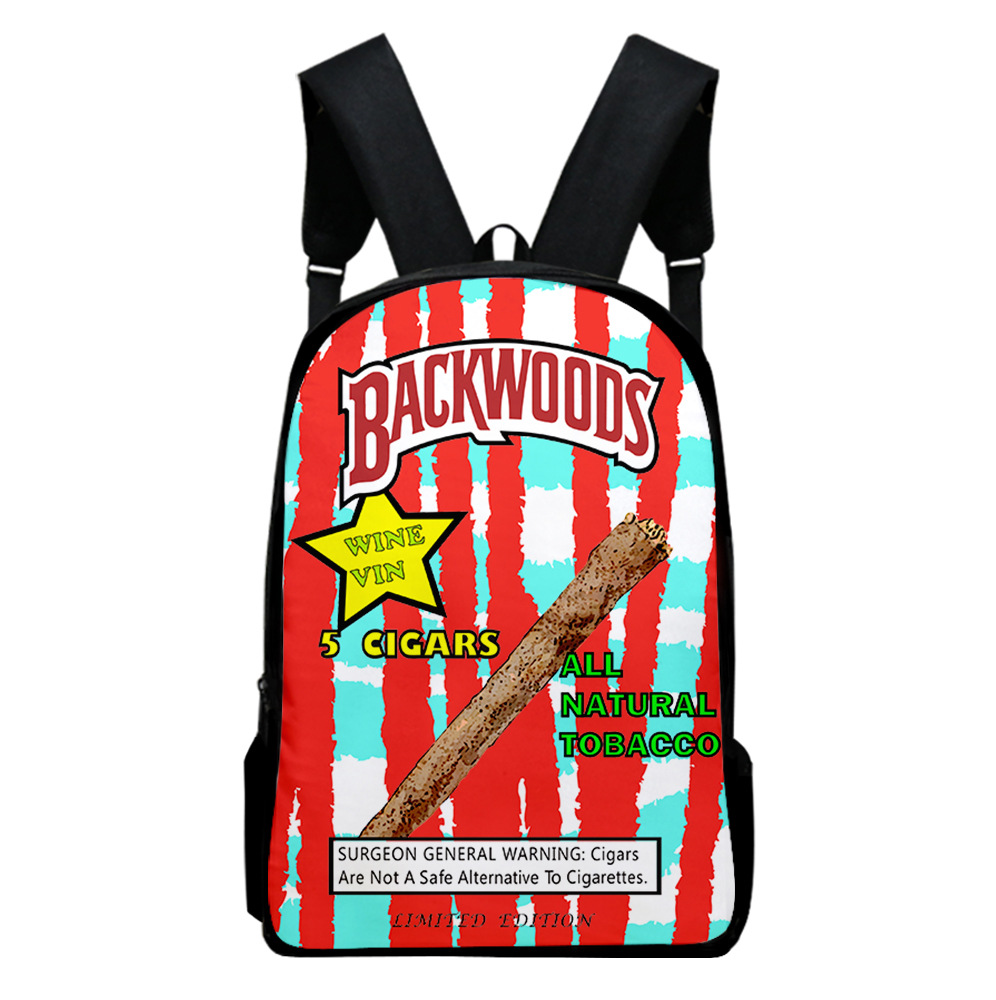 3d跨境背包 新款雪茄 backwoods 三件套双肩包男女书包支持定制