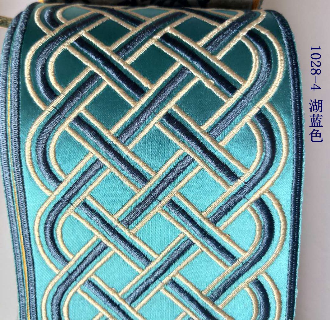 2021款艺术画展标补丁贴 大卡通电脑绣花刺绣布贴 植物织唛布贴亮片