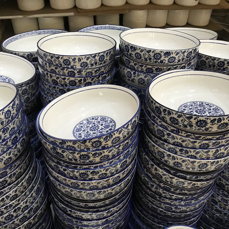 日用陶瓷外贸尾单杂件批发 夜市地摊货陶瓷碗盘 网红餐具