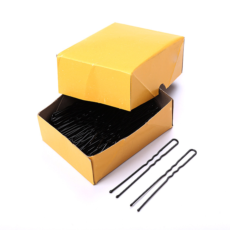 Boxed Invisible Black U-Clip Updo Hairpin Studio Commonly Used Barrettes Bold Fixing Tool U-Shaped Clip Hair Accessories